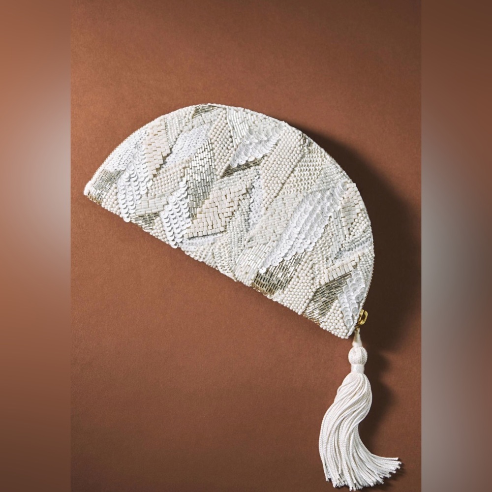 Anthropologie Beaded Clutch